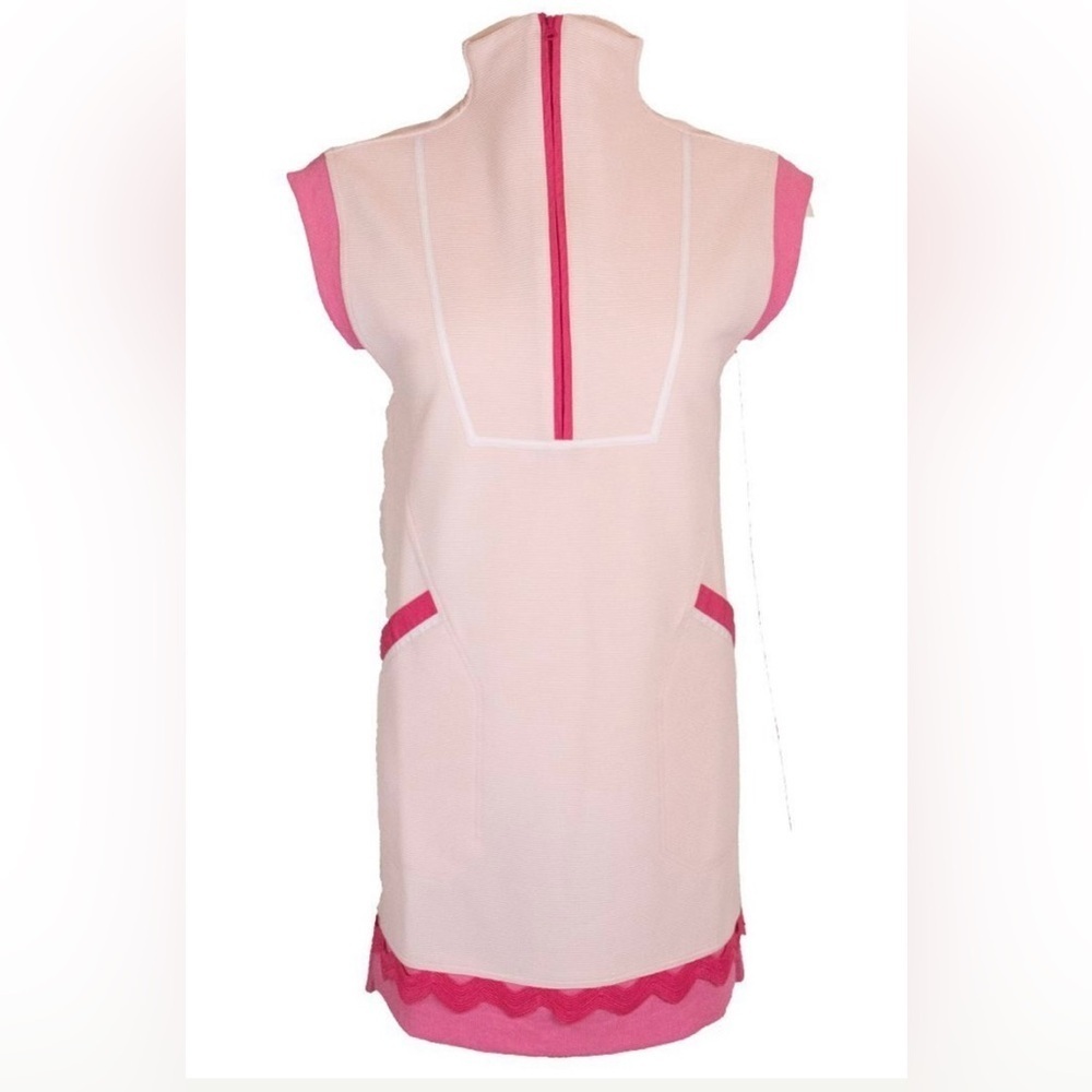 Simply Southern Sleeveless Navy Blue Zip-Up Golf, Tennis, Pickle Ball Dress NWT - Picture 2 of 9